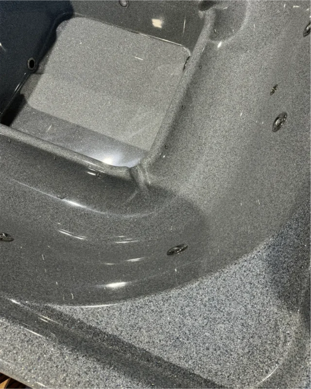 3D Granite integrated Hot Tub