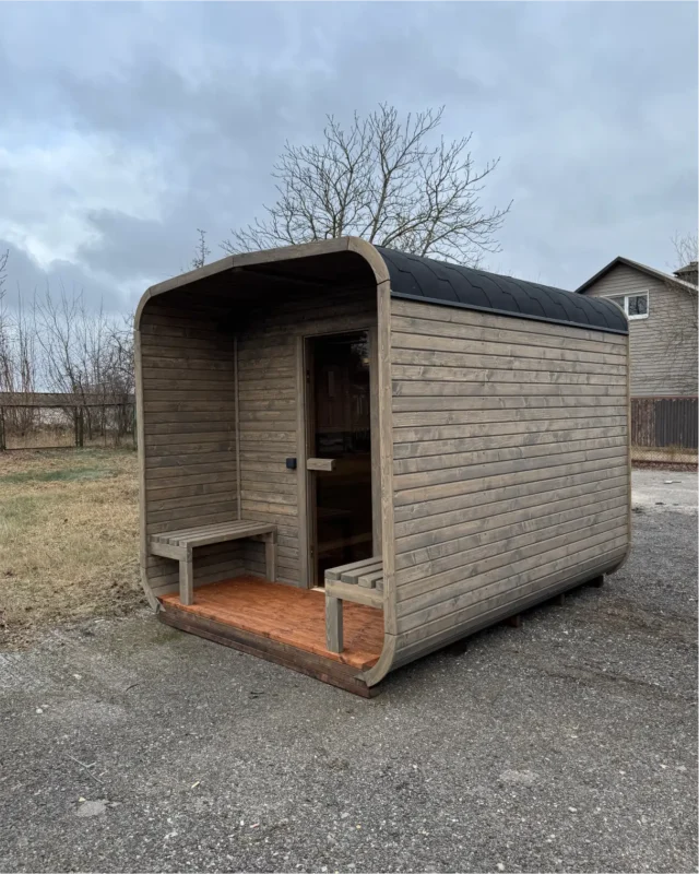 3M Cube Sauna with terrace