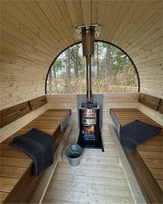 3M Sauna Barrel with terrace - Image 6