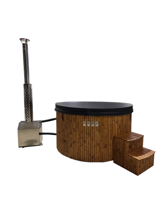 External Fiberglass Hot Tub