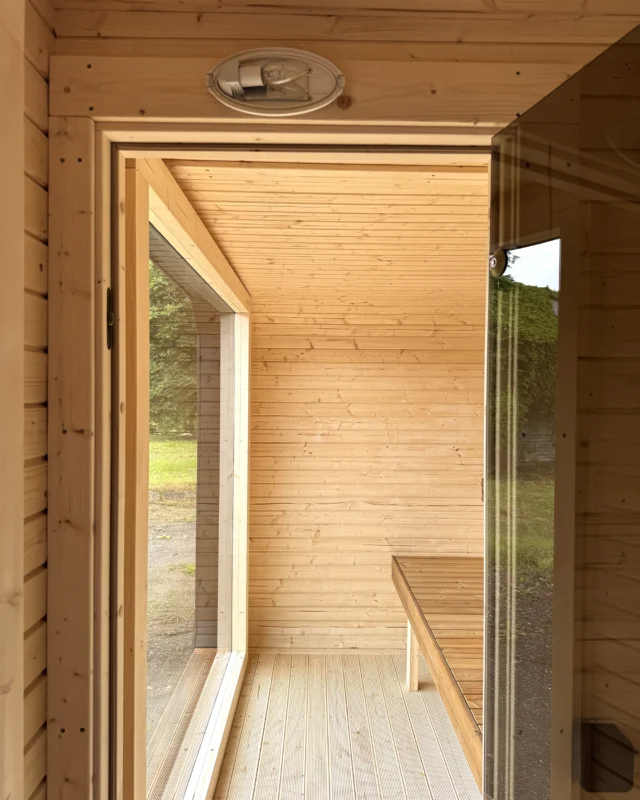 4M Cube Wide Sauna with Relax Room - Image 9