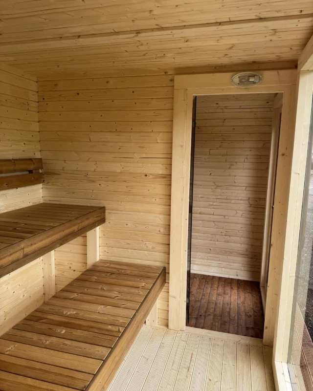4M Cube Wide Sauna with Relax Room - Image 10
