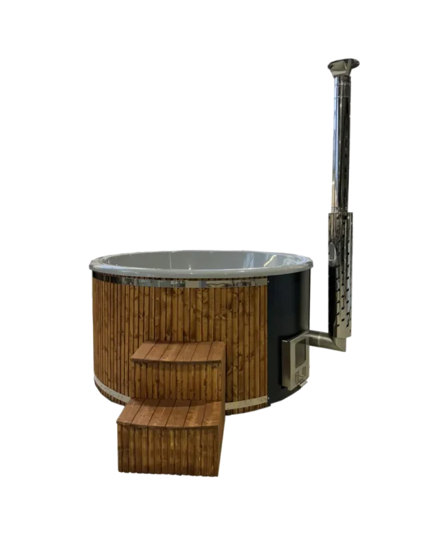 Integrated XL Fiberglass Hot Tub