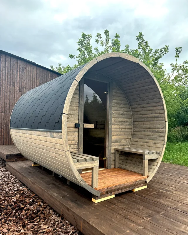 Sauna Barrel from spruce wood