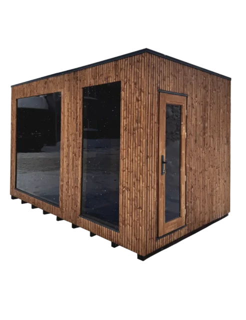 TAVO Sauna Comfort S - outdoor sauna with changing room